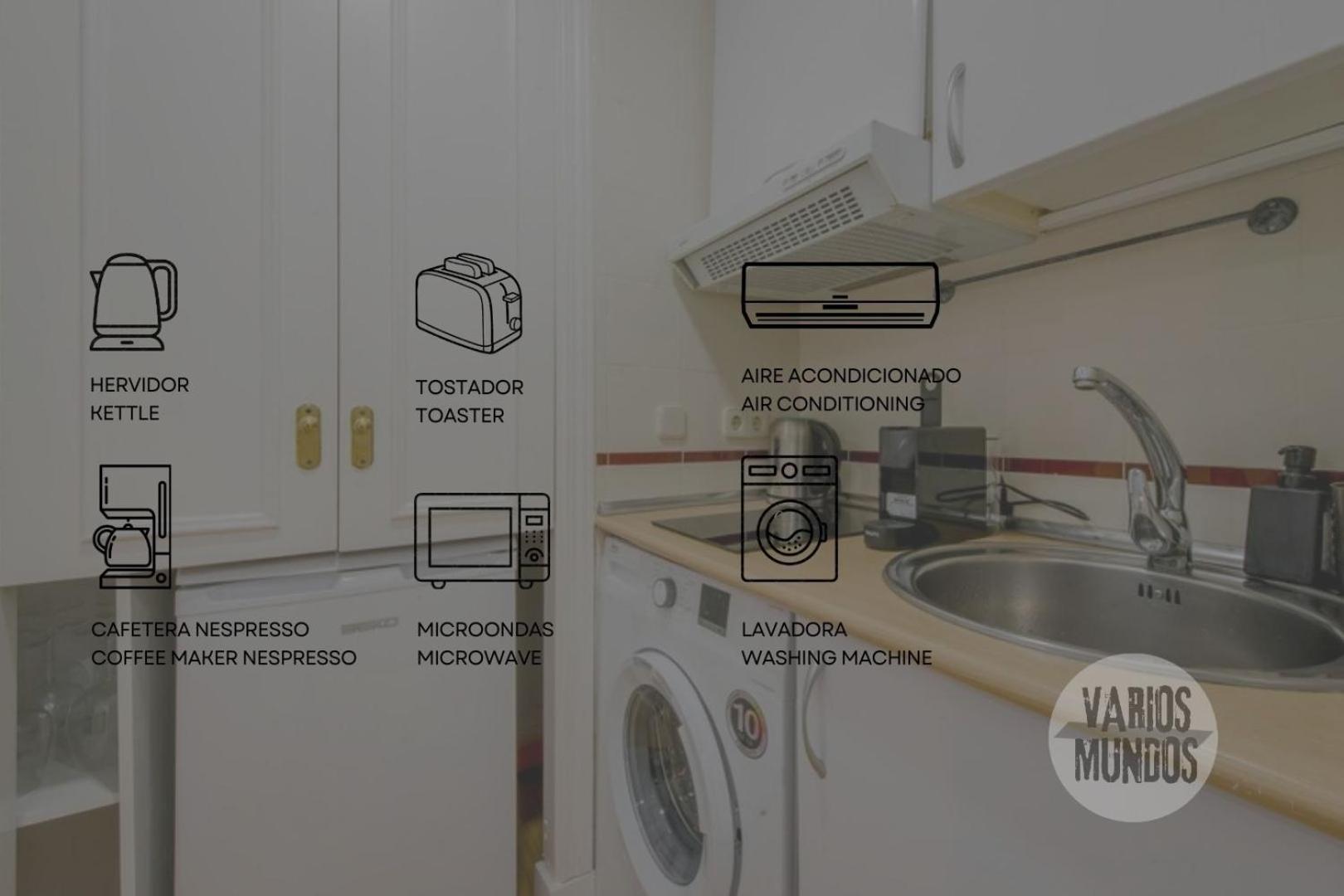 Calle Regueros Loft Para 3Pax En Pleno Chueca Madrid Eksteriør billede